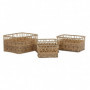 Set de basket DKD Home Decor Naturel Métal PE (42 x 32 x 22 cm) 124,99 €