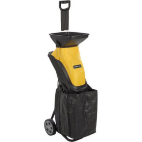 Broyeur de Végétaux Silencieux POWERPLUS 2500 W - Coupez jusqu'à 44 mm