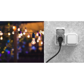 Prise étanche avec interrupteur 10A - QUARX Aqua Pro - IP55