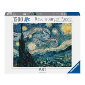 Puzzle 1500 pièces Vincent Van Gogh - La Nuit Étoilée (80x60cm)