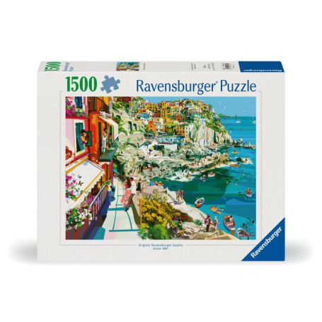 Puzzle Ravensburger 1500 pièces - Romance aux Cinque Terre