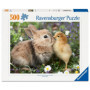 Puzzle Ravensburger 500 pièces - Lapin et Poussin