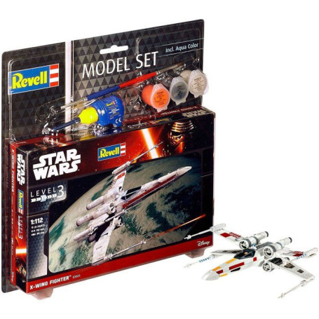 Maquette X-Wing Fighter Star Wars avec Colle et Peintures