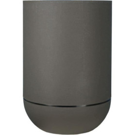 Jardinière en Plastique Riviera Granit Tulipe - Gris D50 x H71 cm