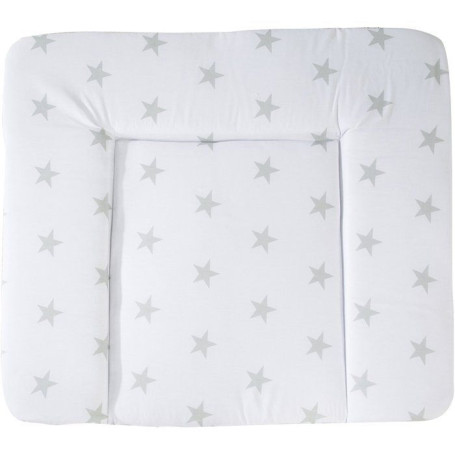 Matelas à langer ROBA Little Stars - 85 x 75 cm - Étoiles grises
