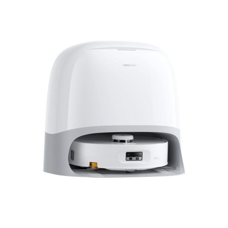 Roborock Qrevo Curv 2 FlowX - Robot Aspirateur Laveur Multifonctionnel Blanc