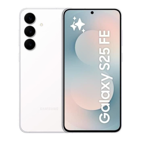 SAMSUNG Galaxy S25 FE Smartphone 128Go Blanc