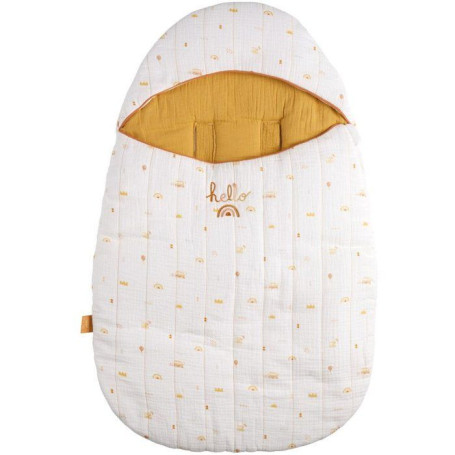 Nid d'ange Sunlight en mousseline de coton pour bébé - SAUTHON