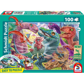 Puzzle Petit Dino - Grandes Aventures 100 Pièces