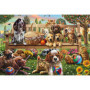Puzzle Chiens et Chats en Pique-Nique - 200 Pièces - Schmidt Spiele