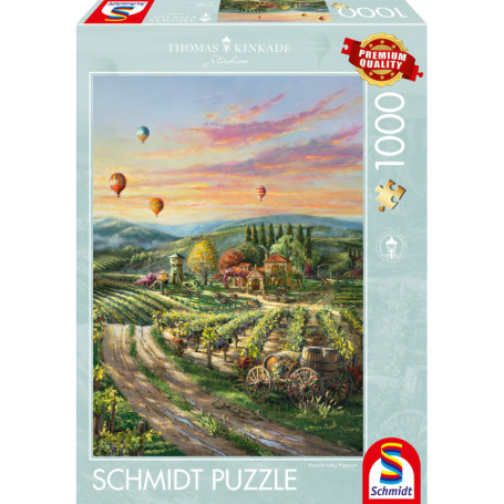 Puzzle 1000 pièces - Vignoble paisible de Schmidt Spiele