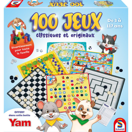 100 Jeux Classiques et Originaux pour Enfants - Schmidt Spiele