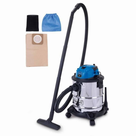 Aspirateur industriel SCHEPPACH VC20 - 1300 W, cuve inox 20L