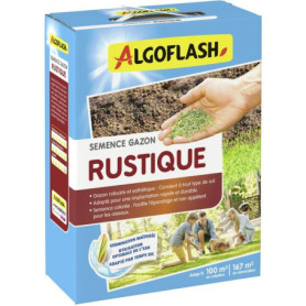 Semences de Gazon Rustique ALGOFLASH 2,5 kg pour un Jardin Éclatant