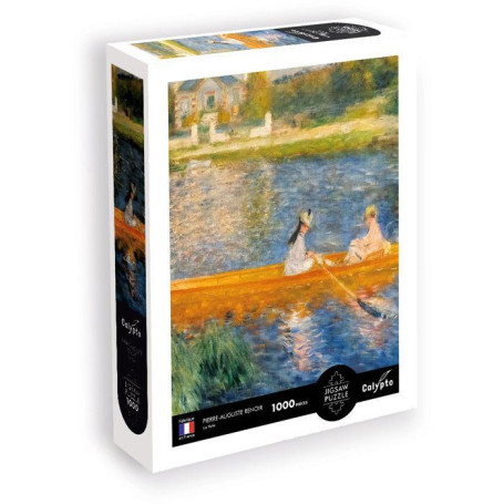 Puzzle Calypto 1000 pièces - La Yole de Renoir - Toucher Soyeux