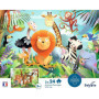 Puzzles Animaux Sauvages - 24 pièces pour enfants dès 3 ans