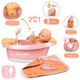 Baignoire Balnéo Baby Nurse SMOBY pour Poupon