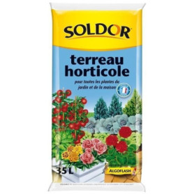 Terreau Horticole SOLDOR 35 Litres pour Jardinage