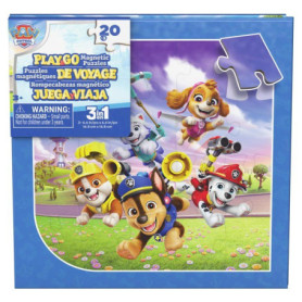 Livre de Voyage avec 3 Puzzles Magnétiques - Pat'Patrouille, Gabby ou Dora