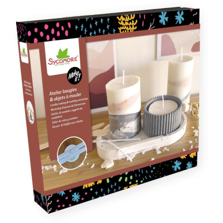 Atelier créatif bougies marbrées - SYCOMORE Make it XL