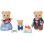 La Famille Ours Biscuit - Figurines Miniatures Sylvanian Families