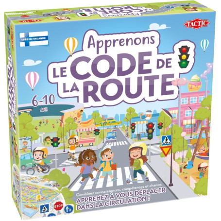Apprenons le Code de la Route - Jeu éducatif pour 2 joueurs et plus