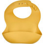 Bavoir en Silicone Jaune Miel avec Récupérateur - THERMOBABY