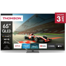 Téléviseur QLED Thomson 65 pouces 4K UHD avec Dolby Vision et Google TV