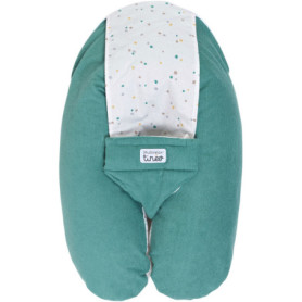 Coussin de maternité 3-en-1 MultiRelax TINEO - Vert à Pois