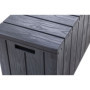 Coffre de jardin en résine Multibox Bravo - 270L - Gris anthracite