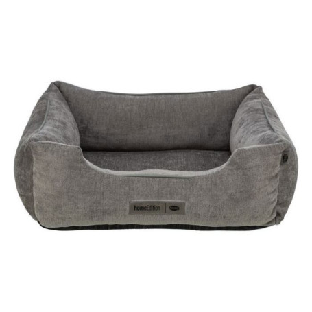 Panier Orthopédique pour Chien TRIXIE VITAL LENNOX - Tissu Chenille Gris 100x70 cm