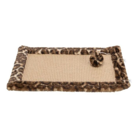 Tapis Griffoir Trixie LEO - 55 x 35 cm - Brun Léopard