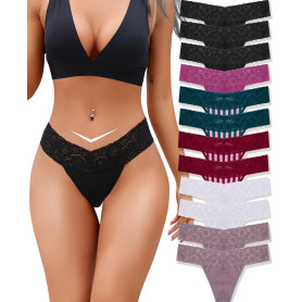 BeReady String Coton Femme Séxy Tanga Invisible Culotte Femmes