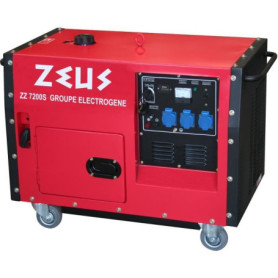 Groupe électrogène silencieux ZEUS 6000W avec démarrage électrique