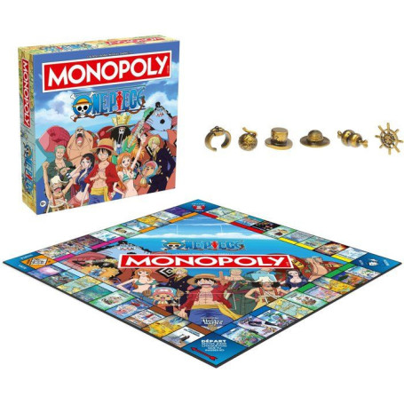 Monopoly One Piece - Nouvelle Édition - Jeu de Société Aventure