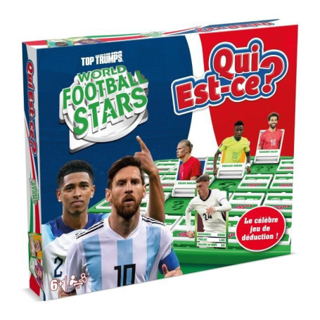 QUI EST-CE ? World Football Stars - Jeu de société amusant