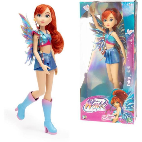 Poupée Winx Fairy Bloom - 26 cm - Aventure et Magie