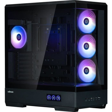 Boîtier PC ZALMAN P50 DS Moyen Tour ATX Noir Verre Trempé A-RGB