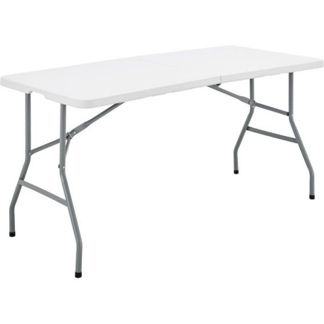 Table Pliante de Réception TERRANOVA - Blanche - 6 Personnes
