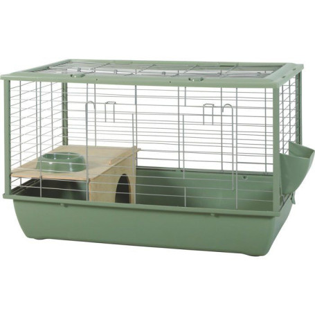 Cage Grillagée ZOLUX Néolife pour Cochons d'Inde - 80 cm, Vert