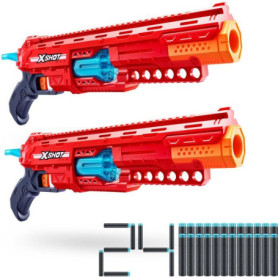 Pack Combo Blaster Excel Caliber ZURU XSHOT avec 24 Fléchettes