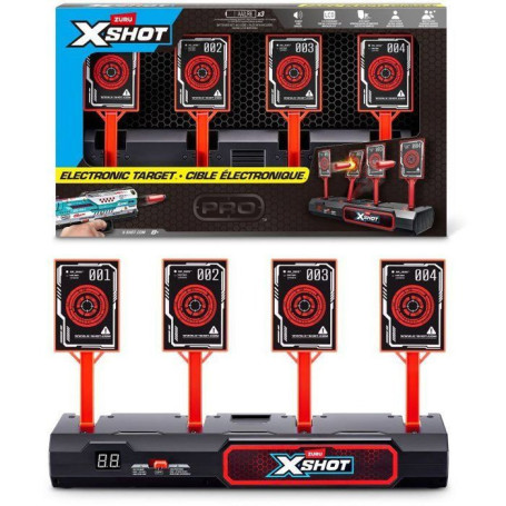 Pistolet ZURU XSHOT avec Cible Électronique - Précision et Fun