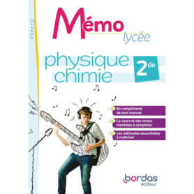 Mémo Lycée - Physique-Chimie 2de - 2022 - Livret - élève
