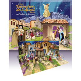 Grand calendrier de l'Avent pop-up des Santons de Provence