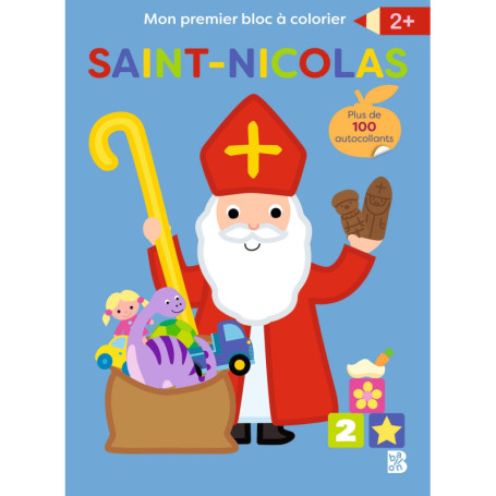 Mon premier bloc à colorier : Saint-Nicolas