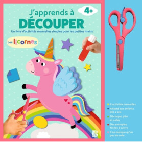 J'apprends à découper - Les licornes