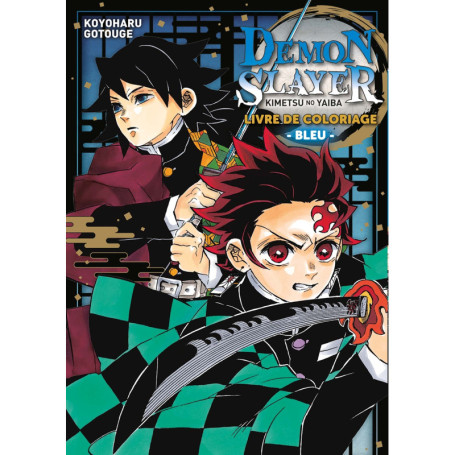 Demon Slayer - Livre de coloriage N°02 : Bleu