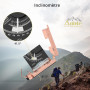 Anbte Boussole de Randonnée avec Cliniomètre Boussole Militaire Professionnelle avec Sac de Transport pour Chasse, Camping, Acti
