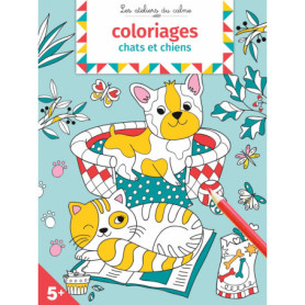 Coloriages chats et chiens - Les ateliers du calme