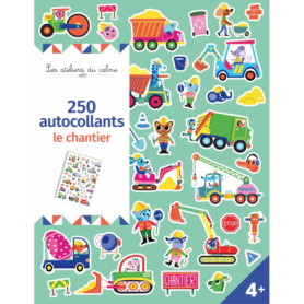 250 autocollants - le chantier